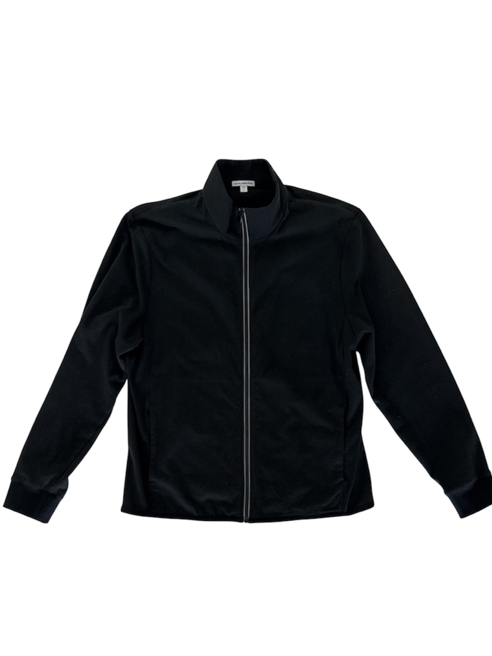 James Perse Black ‘Estilo’ Men’s Contrast Zip Jacket